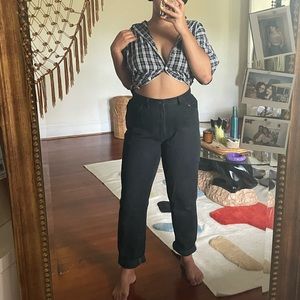 VINTAGE GITANO BLACK MOM JEAN